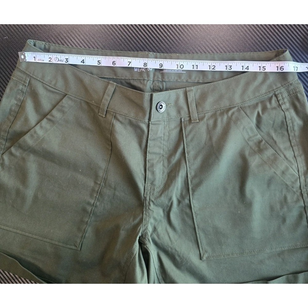 Mountain Hardwear Women's AP Utility Hiking Shorts Moss Green Size 10 Gorpcore - Picture 5 of 7